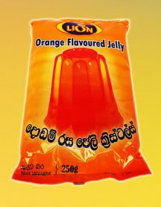 Orange Flavoured Jelly